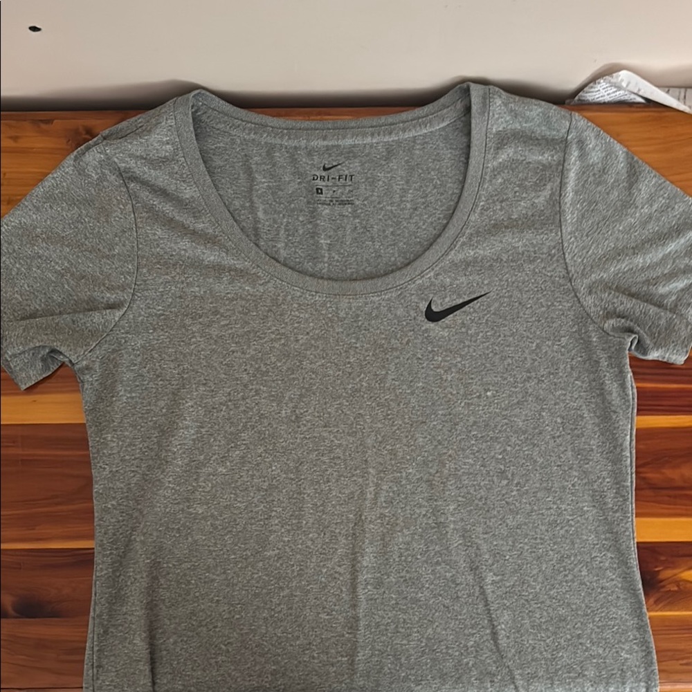 Nike Women's Gray Dri-FIT Top